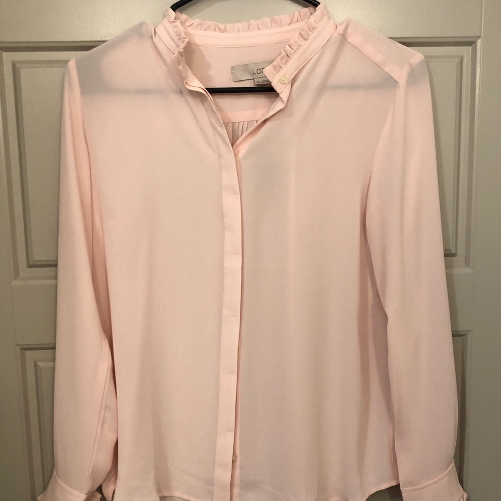 LOFT NWT Ruffled Blouse